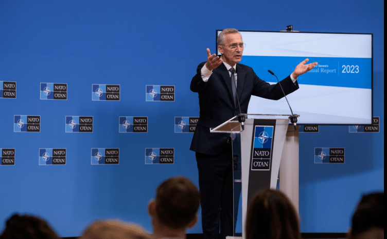 Йенс Столтенберг. Фото с сайта НАТО от 14.03.24, https://www.nato.int/cps/en/natohq/photos_223670.htm Йенс Столтенберг. Фото с сайта НАТО от 14.03.24, https://www.nato.int/cps/en/natohq/photos_223670.htm