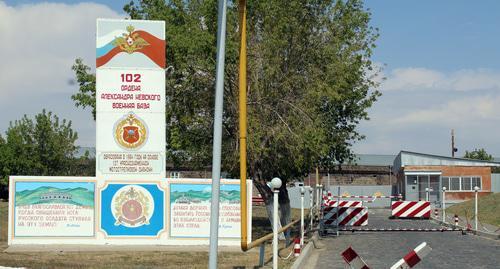 Российская военная база в Гюмри. Фото Тиграна Петросяна для "Кавказского узла". Российская военная база в Гюмри. Фото Тиграна Петросяна для "Кавказского узла".
