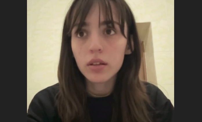 Лия Заурбекова. Стоп-кадр видео из Telegram-канала правозащитной группы "Марем" от 16.05.24, https://t.me/marem_group/703 Лия Заурбекова. Стоп-кадр видео из Telegram-канала правозащитной группы "Марем" от 16.05.24, https://t.me/marem_group/703