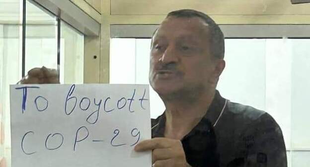 Тофиг Ягублу в суде, 14 июня 2024 года. Фото предоставлено "Кавказскому узлу" Нигяр Хази. Тофиг Ягублу в суде, 14 июня 2024 года. Фото предоставлено "Кавказскому узлу" Нигяр Хази.