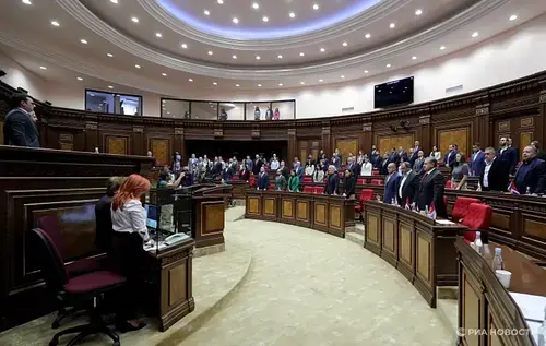 Зал заседаний парламента Армении. Фото: пресс-служба парламента Армении Зал заседаний парламента Армении. Фото: пресс-служба парламента Армении