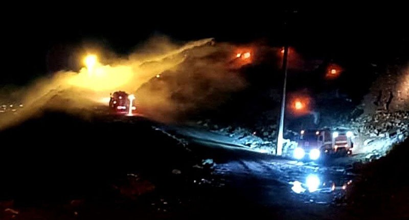 Пожар на мусорном полигоне на горе Щелба. Фото из телеграм-канала замглавы Новороссийска Александра Яменскова – https://t.me/yamenskov_aleksandr_ivanovich/888 Пожар на мусорном полигоне на горе Щелба. Фото из телеграм-канала замглавы Новороссийска Александра Яменскова – https://t.me/yamenskov_aleksandr_ivanovich/888