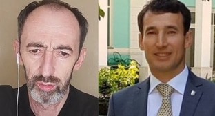 Аслан Наптугов, кадр видео со страницы Наптугова в Facebook (деятельность компании Meta, которая владеет Facebook, запрещена в России) https://www.facebook.com/naptugov/videos/989663278304020 Олеко Кужев, кадр видео из YouTube-канала