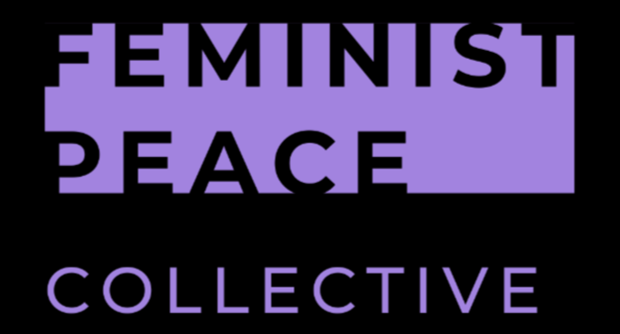 Логотип Feminist Peace Collective. Скриншот со страницы в Facebook* https://www.facebook.com/photo/?fbid=187872370432676&set=a.187872360432677
Логотип Feminist Peace Collective. Скриншот со страницы в Facebook* https://www.facebook.com/photo/?fbid=187872370432676&set=a.187872360432677