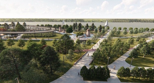 Набережная в Краснодаре, фото: Антона Быкова, "Юга.ру" Набережная в Краснодаре, фото: Антона Быкова, "Юга.ру"