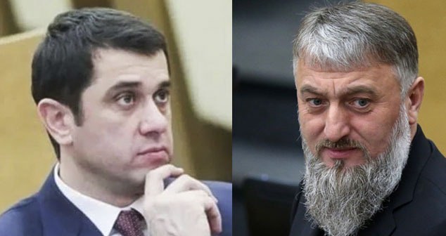 Бекхан Барахоев (слева) и Адам Делимханов. Коллаж "Кавказского узла". Фото: "Грозный Информ" https://www.grozny-inform.ru/ https://fortanga.org/ Бекхан Барахоев (слева) и Адам Делимханов. Коллаж "Кавказского узла". Фото: "Грозный Информ" https://www.grozny-inform.ru/ https://fortanga.org/