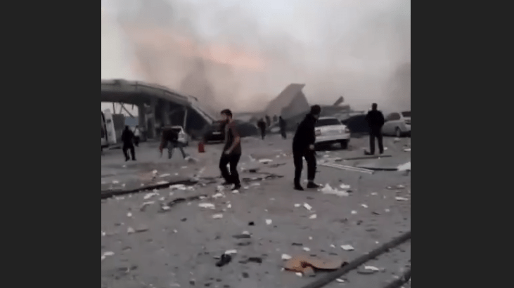 Обстановка по заправке в Новом Хушете после взрыва. Стоп-кадр видео РГВК "Дагестан" от 27.09.24, https://t.me/RGVKDAGESTAN/32974 Обстановка по заправке в Новом Хушете после взрыва. Стоп-кадр видео РГВК "Дагестан" от 27.09.24, https://t.me/RGVKDAGESTAN/32974