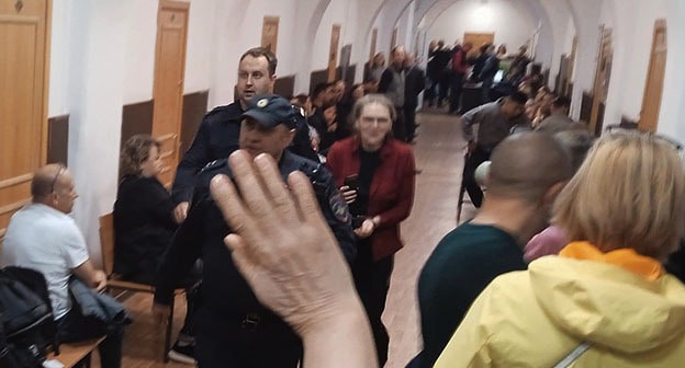 Надежда Кеворкова в суде. 21 октября 2024 г. Фото корреспондента "Кавказского узла" Надежда Кеворкова в суде. 21 октября 2024 г. Фото корреспондента "Кавказского узла"