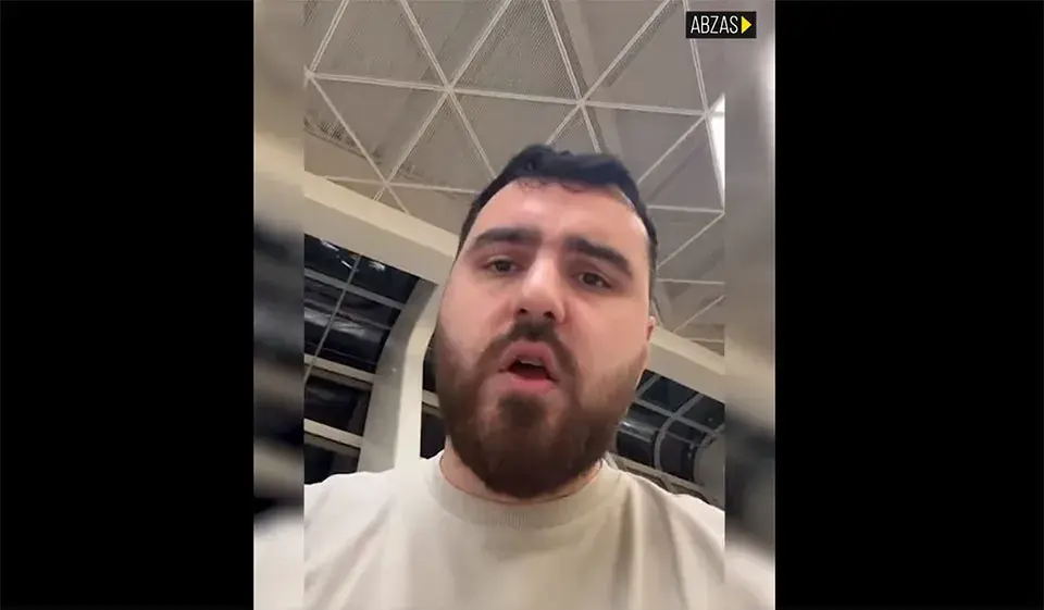 Имран Алиев. Скриншот видео https://cpj.org/ru/2024/04/в-азербайджане-арестован-13-й-журналист/ Имран Алиев. Скриншот видео https://cpj.org/ru/2024/04/в-азербайджане-арестован-13-й-журналист/