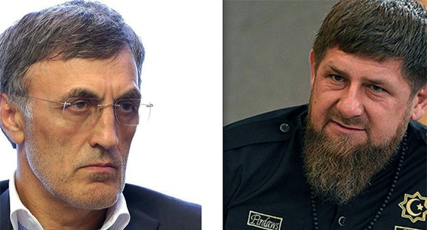 Магомед Гаджиев (признан иноагентом) и Рамзан Кадыров. Коллаж "Кавказского узла". Фото: Duma.gov.ru https://ru.wikipedia.org/ пресс-служба "Грозный-информ" https://www.grozny-inform.ru/ Магомед Гаджиев (признан иноагентом) и Рамзан Кадыров. Коллаж "Кавказского узла". Фото: Duma.gov.ru https://ru.wikipedia.org/ пресс-служба "Грозный-информ" https://www.grozny-inform.ru/