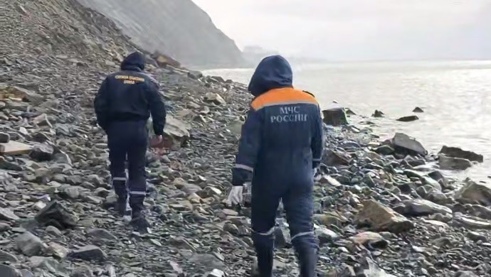 Работы на побережье. Кадр из видео Оперштаба Краснодарского края https://t.me/opershtab23/9590 Работы на побережье. Кадр из видео Оперштаба Краснодарского края https://t.me/opershtab23/9590
