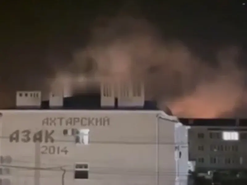 Атака дронов в Приморско-Ахтарске. 5 февраля 2025 г. Скриншот видео КOVALENKO / Telegram Атака дронов в Приморско-Ахтарске. 5 февраля 2025 г. Скриншот видео КOVALENKO / Telegram
