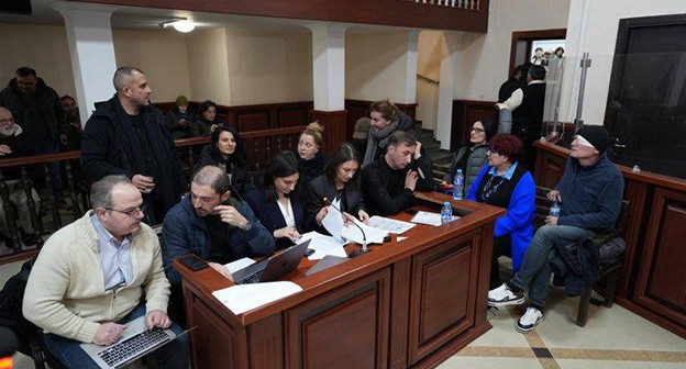Кутаисский городской суд. 10 февраля 2025 г. Фото: TV Formula https://t.me/Tbilisi_life Кутаисский городской суд. 10 февраля 2025 г. Фото: TV Formula https://t.me/Tbilisi_life