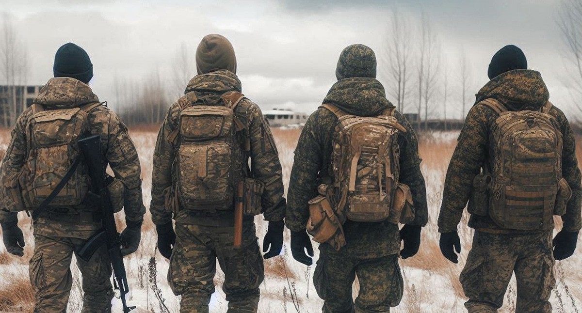 Военные на СВО. Иллюстрация создана «Кавказским узлом» с помощью ИИ в программе Photoshop Военные на СВО. Иллюстрация создана «Кавказским узлом» с помощью ИИ в программе Photoshop