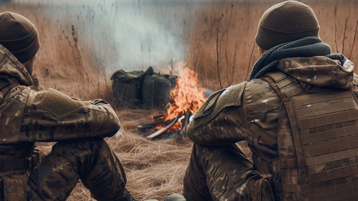 Военные на СВО. Иллюстрация создана "Кавказским узлом" с помощью ИИ в программе Photoshop Военные на СВО. Иллюстрация создана "Кавказским узлом" с помощью ИИ в программе Photoshop