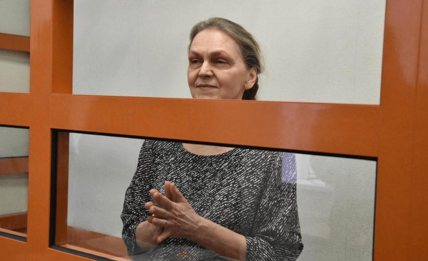 Надежда Кеворкова в зале суда 10.03.25. Фото корреспондента "Кавказского узла". Надежда Кеворкова в зале суда 10.03.25. Фото корреспондента "Кавказского узла".