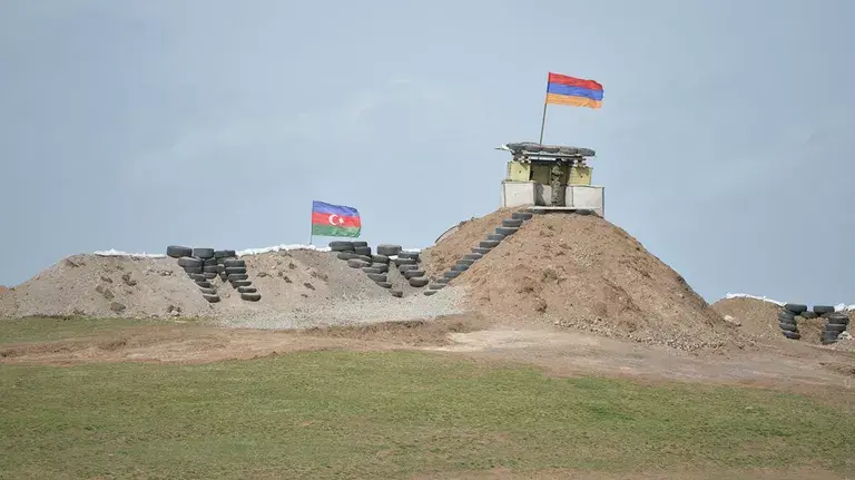 Граница Армении и Азербайджана. Фото : Аппарат Президента Республики Армения