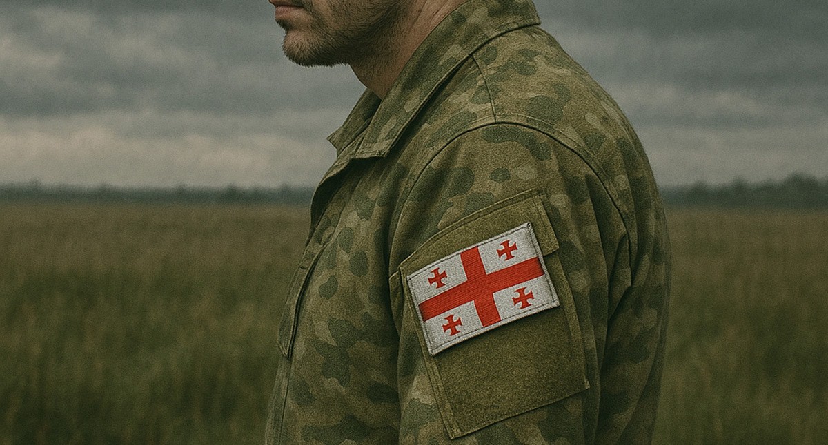 Грузинский военный. Иллюстрация создана "Кавказским узлом" с помощью ИИ в программе Copilot Грузинский военный. Иллюстрация создана "Кавказским узлом" с помощью ИИ в программе Copilot