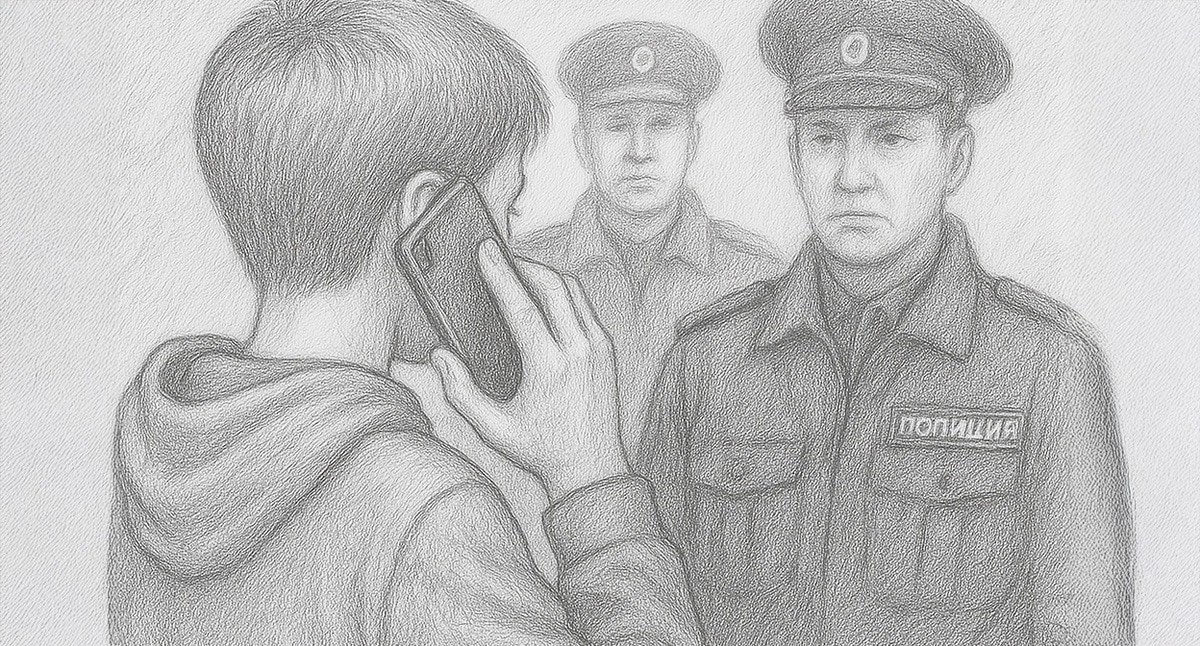 Подросток и полиция. Иллюстрация создана "Кавказским узлом" с помощью ИИ в программе Copilot Подросток и полиция. Иллюстрация создана "Кавказским узлом" с помощью ИИ в программе Copilot