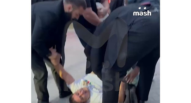 Похищение Арега Щепихина. 5 июня 2025 г. Скриншот видео Телеграм-канал "База" Похищение Арега Щепихина. 5 июня 2025 г. Скриншот видео Телеграм-канал "База"