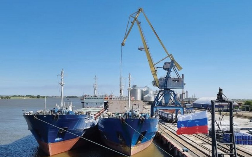 Морской порт Оля в Астраханской области. Фото: Report https://report.az/ Морской порт Оля в Астраханской области. Фото: Report https://report.az/