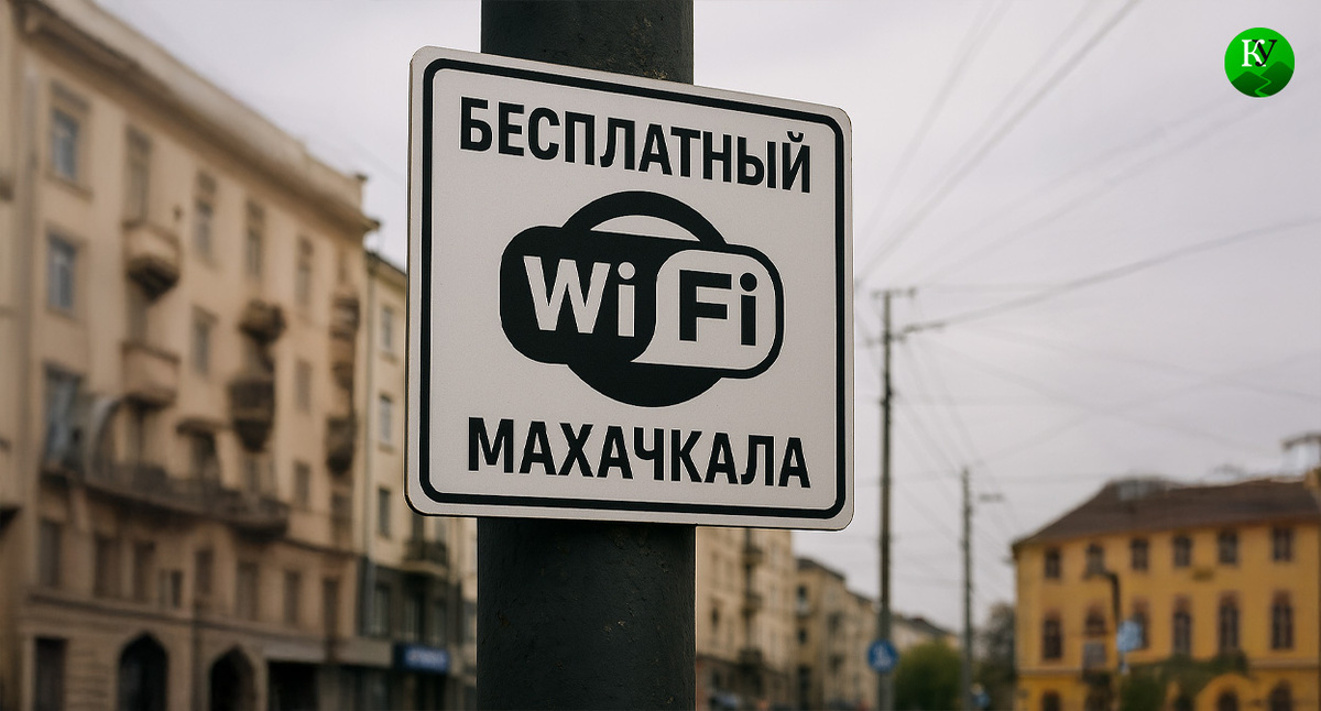 Табличка о бесплатном Wi-Fi. Иллюстрация создана «Кавказским узлом» с помощью ИИ в программе Copilot Табличка о бесплатном Wi-Fi. Иллюстрация создана «Кавказским узлом» с помощью ИИ в программе Copilot
