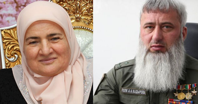 Аймани Кадырова и Замид Чалаев. Коллаж "Кавказского узла". Фото: https://grozny.tv/ Аймани Кадырова и Замид Чалаев. Коллаж "Кавказского узла". Фото: https://grozny.tv/