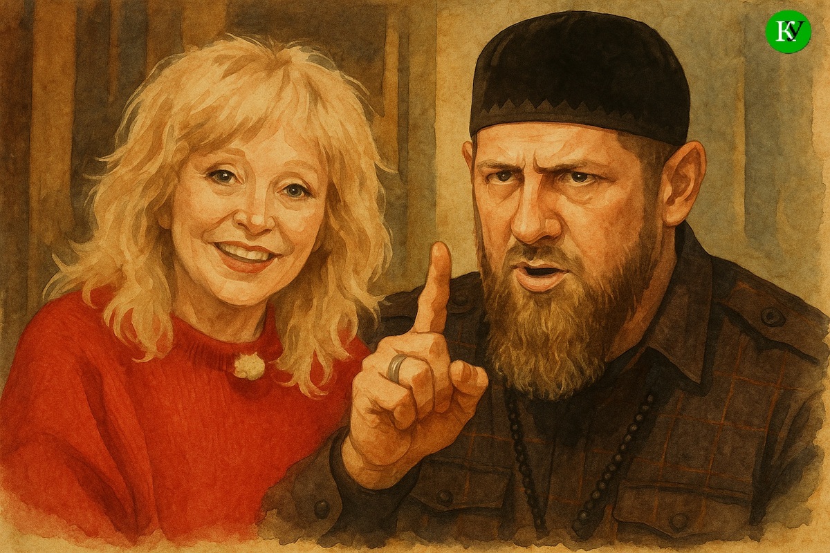 Пугачева и Кадыров. Иллюстрация создана «Кавказским узлом» с помощью ИИ Пугачева и Кадыров. Иллюстрация создана «Кавказским узлом» с помощью ИИ