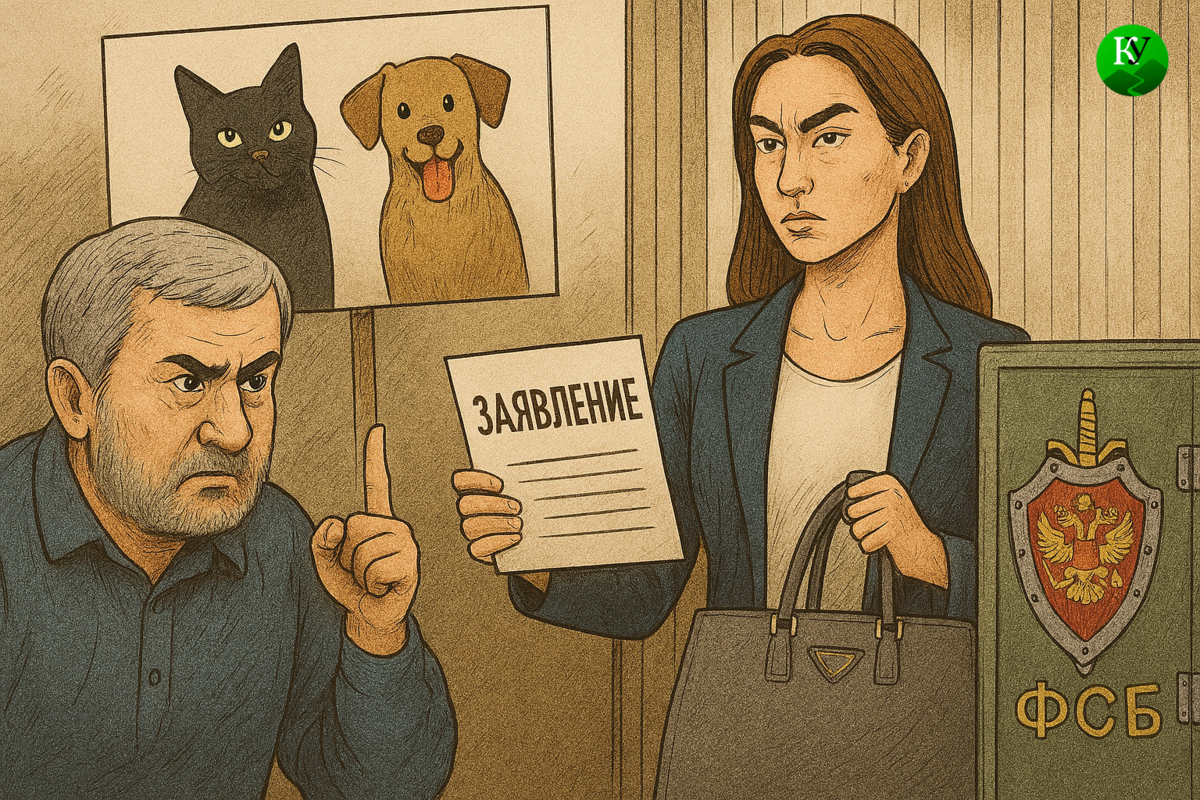 Конфликт активистов с заявлением в ФСБ. Иллюстрация создана "Кавказским узлом" с помощью ИИ в программе Copilot. Конфликт активистов с заявлением в ФСБ. Иллюстрация создана "Кавказским узлом" с помощью ИИ в программе Copilot.