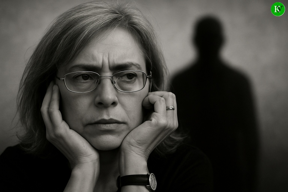 Anna Politkovskaya. Illustration created by the "Caucasian Knot" using AI in the Copilot program.