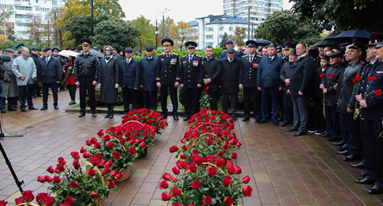 Траурный митинг в Нальчике. 13 октября 2025 г. Фото: https://kbrria.ru/