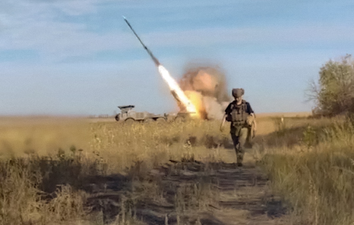 Спецоперация на Украине. Скриншот видео: Минобороны России Спецоперация на Украине. Скриншот видео: Минобороны России