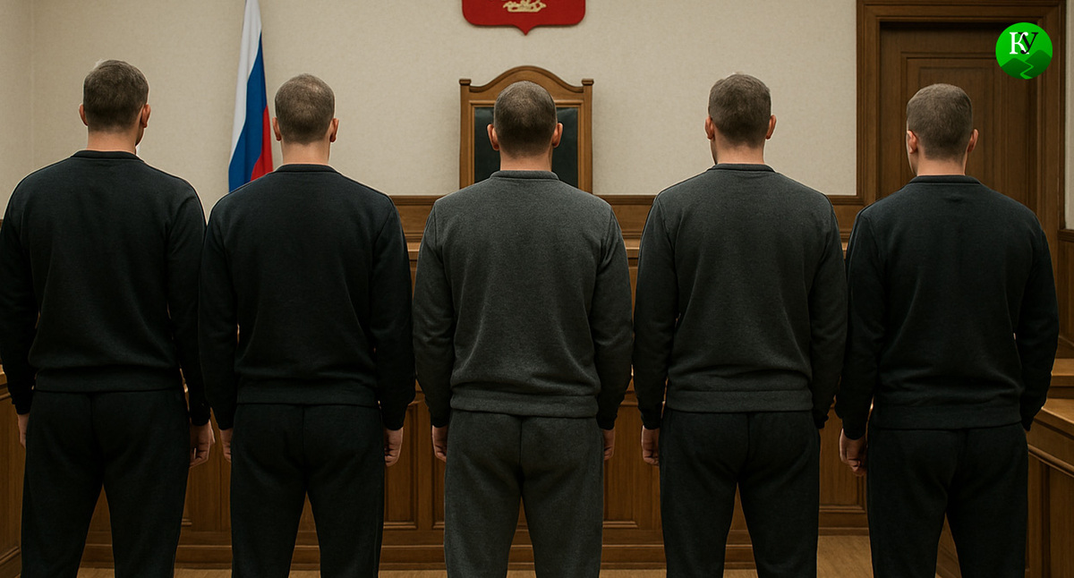 Осужденные в зале суда. Иллюстрация создана «Кавказским узлом» с помощью ИИ в программе Copilot Осужденные в зале суда. Иллюстрация создана «Кавказским узлом» с помощью ИИ в программе Copilot