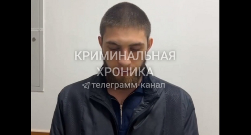 Мужчина, задержанный за стрельбу на свадьбе в Махачкале. Кадр видео из телеграм-канала "Криминальная хроника" https://t.me/criminal_chronicle/8300 Мужчина, задержанный за стрельбу на свадьбе в Махачкале. Кадр видео из телеграм-канала "Криминальная хроника" https://t.me/criminal_chronicle/8300