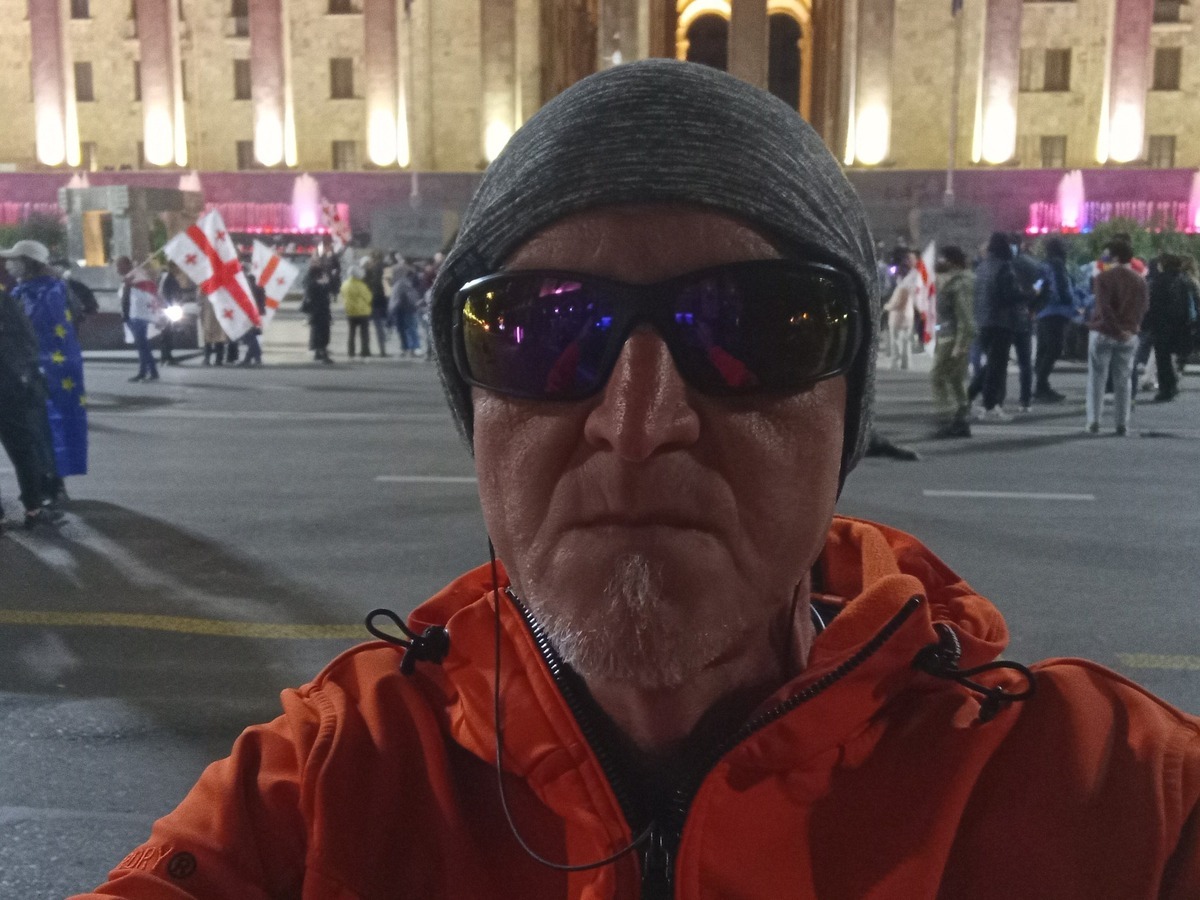 Николай Беликов во время протестной акции у парламента Грузии. Фото: Nike Belikov / Facebook* Николай Беликов во время протестной акции у парламента Грузии. Фото: Nike Belikov / Facebook*