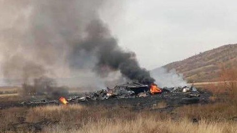 Крушение самолета на границе Грузии и Азербайджана. Скриншот видео https://centralasia.media/news:2362127 Крушение самолета на границе Грузии и Азербайджана. Скриншот видео https://centralasia.media/news:2362127