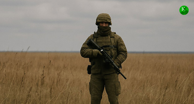 Военнослужащий. Иллюстрация "Кавказского узла" созданная при помощи ИИ в программе Copilot Военнослужащий. Иллюстрация "Кавказского узла" созданная при помощи ИИ в программе Copilot