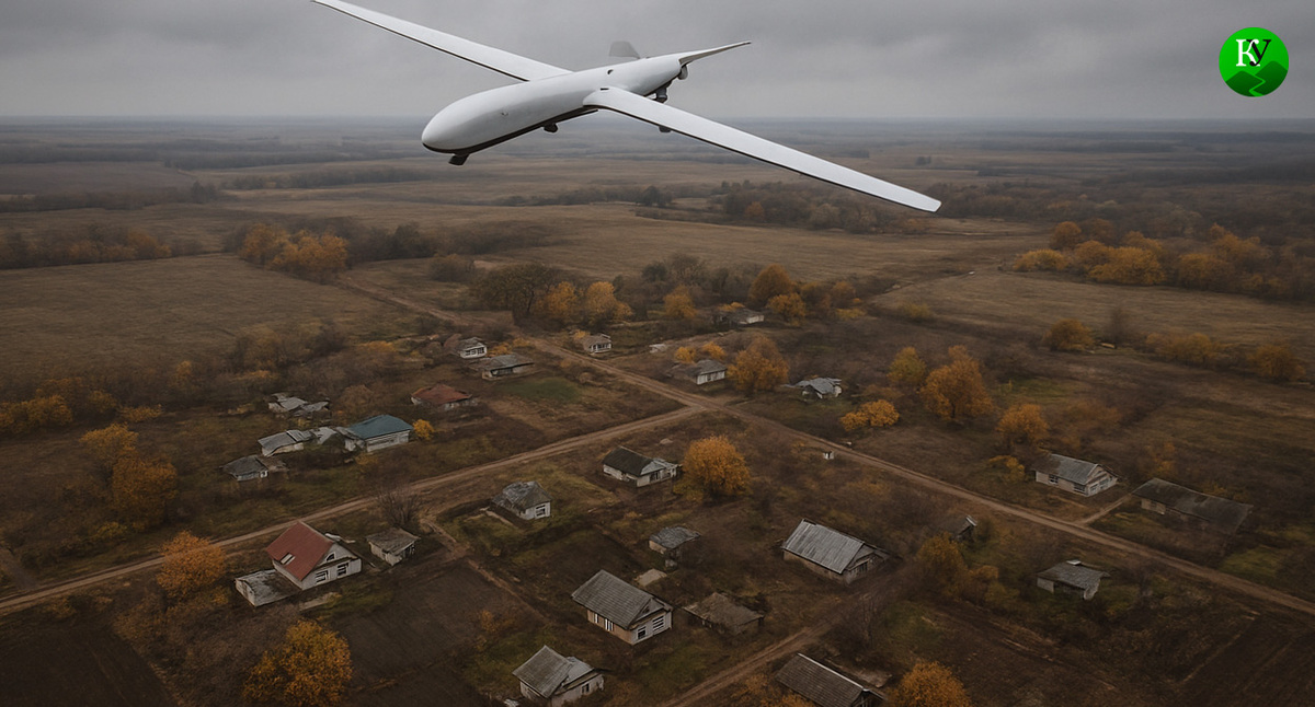 БПЛА над хутором. Иллюстрация создана «Кавказским узлом» с помощью ИИ в программе Copilot БПЛА над хутором. Иллюстрация создана «Кавказским узлом» с помощью ИИ в программе Copilot