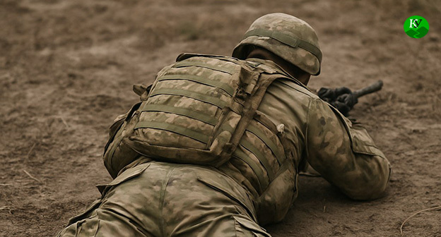 Военнослужащий. Иллюстрация "Кавказского узла" созданная ИИ при помощи программы Copilot Военнослужащий. Иллюстрация "Кавказского узла" созданная ИИ при помощи программы Copilot