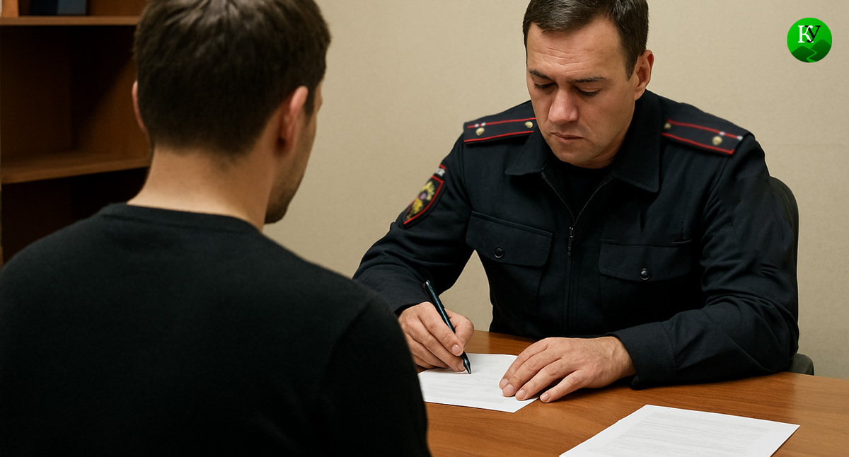 Силовик записывает показания. Иллюстрация создана «Кавказским узлом» с помощью ИИ в программе Copilot Силовик записывает показания. Иллюстрация создана «Кавказским узлом» с помощью ИИ в программе Copilot