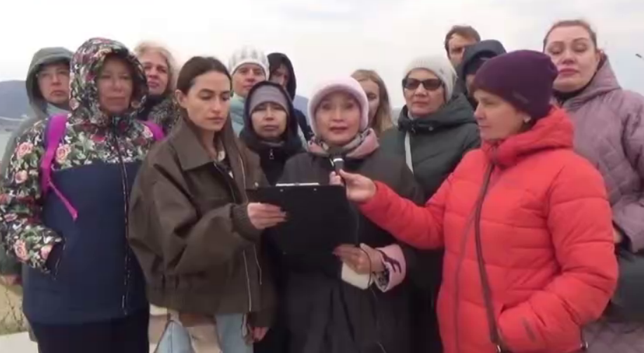 Novorossiysk residents asked Putin to resolve water supply issues. Still from the video "Nasha Gazeta Novorossiysk" from December 17, 2025, https://t.me/ng_nov/38356. Novorossiysk residents asked Putin to resolve water supply issues. Still from the video "Nasha Gazeta Novorossiysk" from December 17, 2025, https://t.me/ng_nov/38356.