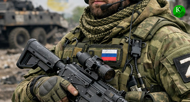 Военнослужащий. Иллюстрация создана "Кавказским узлом" при помощи ИИ в программе Copilot Военнослужащий. Иллюстрация создана "Кавказским узлом" при помощи ИИ в программе Copilot