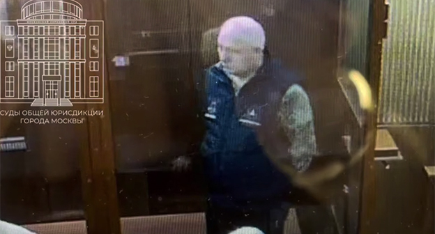 Анатолий Вороновский в зале суда. 29 декабря 2025 г. Скриншот видео https://t.me/moscowcourts/8049 Анатолий Вороновский в зале суда. 29 декабря 2025 г. Скриншот видео https://t.me/moscowcourts/8049