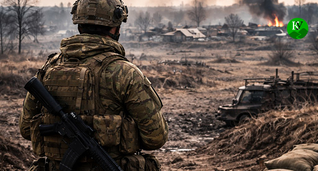 Военнослужащий. Иллюстрация создана "Кавказским узлом" при помощи ИИ в программе Copilot Военнослужащий. Иллюстрация создана "Кавказским узлом" при помощи ИИ в программе Copilot