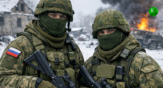Военнослужащие. Иллюстрация создана "Кавказским узлом" с помощью ИИ в программе Copilot Военнослужащие. Иллюстрация создана "Кавказским узлом" с помощью ИИ в программе Copilot