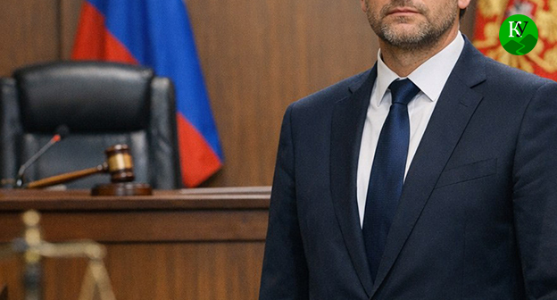 Мужчина в зале суда. Иллюстрация создана "Кавказским узлом" при помощи ИИ в программе Copilot Мужчина в зале суда. Иллюстрация создана "Кавказским узлом" при помощи ИИ в программе Copilot