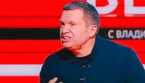 Соловьев. Кадр из видео передачи Вечер с Владимиром Соловьевым
: https://rutube.ru/u/solovievlive/ Соловьев. Кадр из видео передачи Вечер с Владимиром Соловьевым
: https://rutube.ru/u/solovievlive/