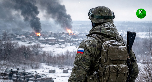 Военнослужащий. Иллюстрация создана "Кавказским узлом" при помощи ИИ в программе Copilot Военнослужащий. Иллюстрация создана "Кавказским узлом" при помощи ИИ в программе Copilot