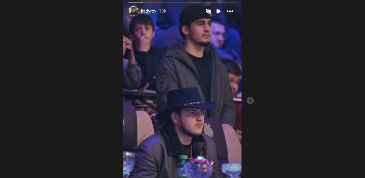 Скриншот одной из сторис Адама Кадырова 22 января. kadyrov / Instagram Скриншот одной из сторис Адама Кадырова 22 января. kadyrov / Instagram