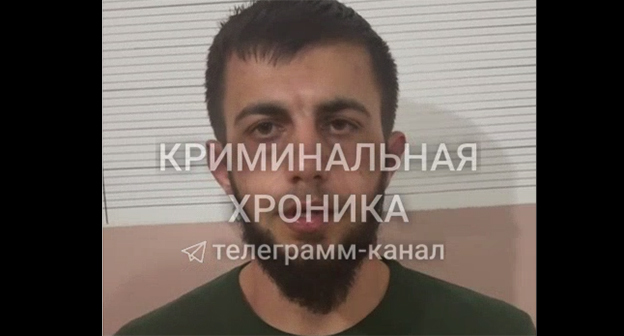 Подозреваемый в убийстве Мальвины Магомедовой. 29 января 2026 г. Скриншот видео https://t.me/criminal_chronicle/8530 Подозреваемый в убийстве Мальвины Магомедовой. 29 января 2026 г. Скриншот видео https://t.me/criminal_chronicle/8530